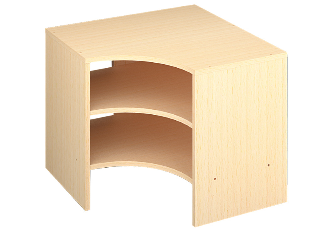 Inset corner cabinet S - Beech