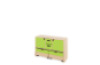 Storage Unit M with shelves and doors + deep cardboard trays & container - Green