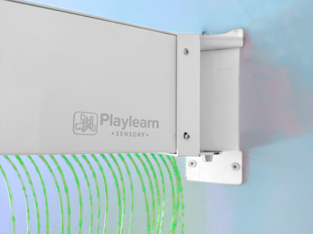 Fibre Optic Curtain with Tails With Swing Bracket (100 Fibre Tails)