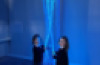 Fibre Optic Curtain with Tails With Swing Bracket (100 Fibre Tails)