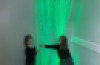 Fibre Optic Curtain with Tails With Swing Bracket (100 Fibre Tails)