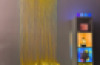 Fibre Optic Curtain with Tails With Swing Bracket (100 Fibre Tails)