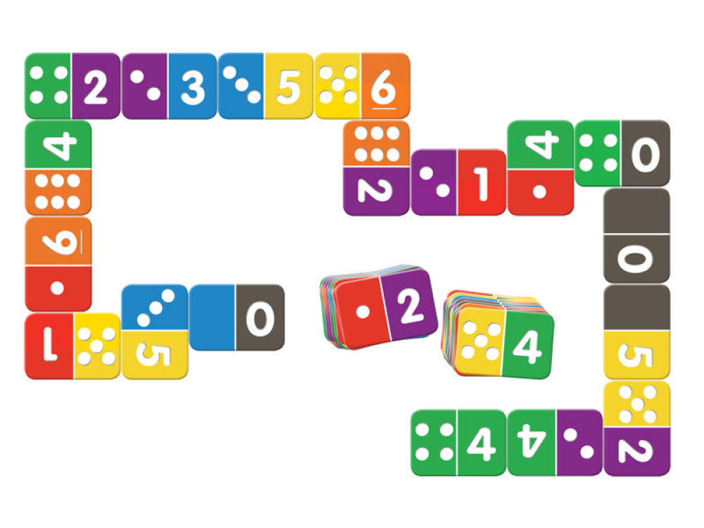 Number dominoes 0-6