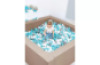 Ball pool. Beige. 1,5 x 1,5 m