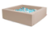 Ball pool. Beige. 1,5 x 1,5 m