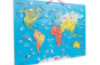Magnetic world map. Two-sided