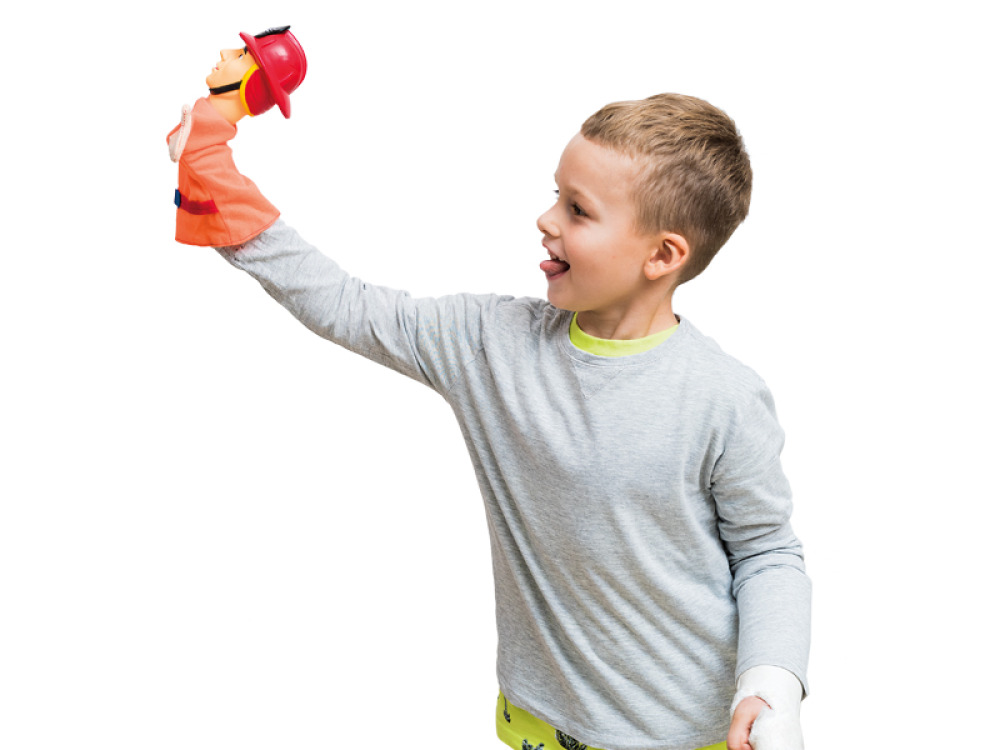 Professions. Hand puppet