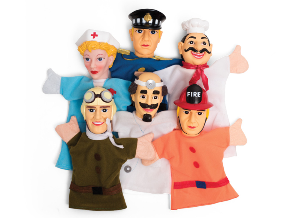 Professions. Hand puppet