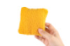 Textured square patches in a bag