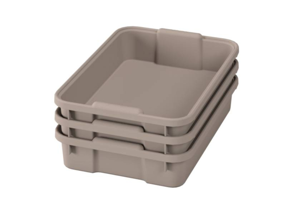 Small plastic containers - eco beige - 03