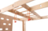 Handles for suspended elements single
