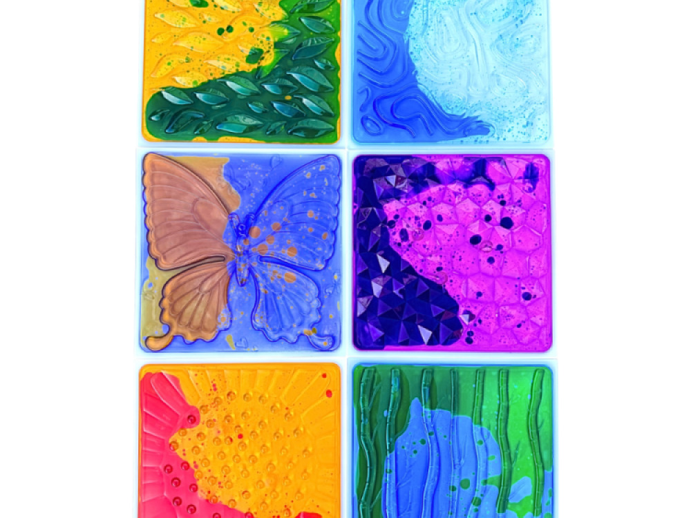 Soft Textured Tiles – Set of 6