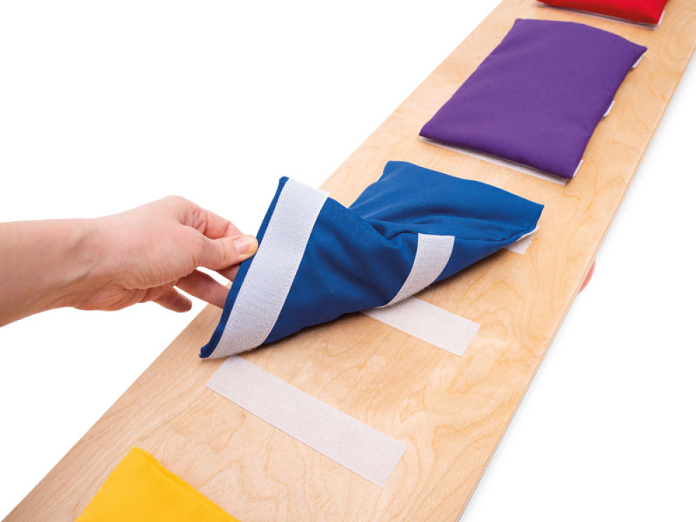 Wooden sensory path