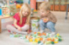 Forest. Wooden blocks