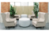 Tall acoustic screen - Beige