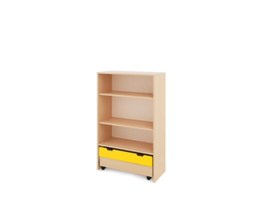 Storage Unit XL with shelves + containers - Yellow