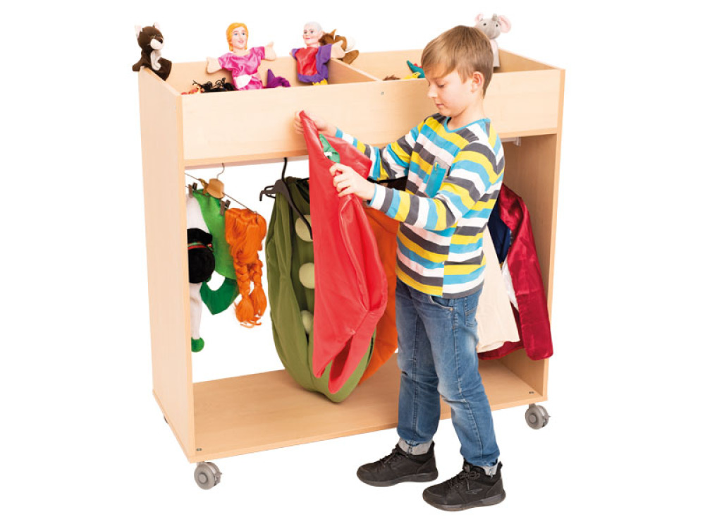 Cubo mobile dress-up unit
