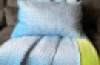 3kg Weighted Blanket Small (90 x 100) Blue/Green With Pillowcase