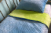3kg Weighted Blanket Small (90 x 100) Blue/Green With Pillowcase