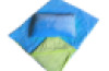 3kg Weighted Blanket Small (90 x 100) Blue/Green With Pillowcase
