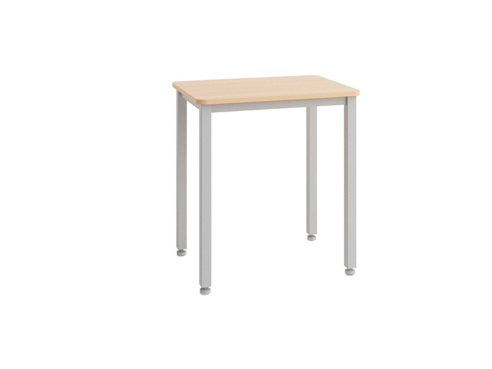 ASO desk for one person, size 5 with with an beech-coloured HPL laminate top
