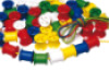 Cotton reels. Lacing set
