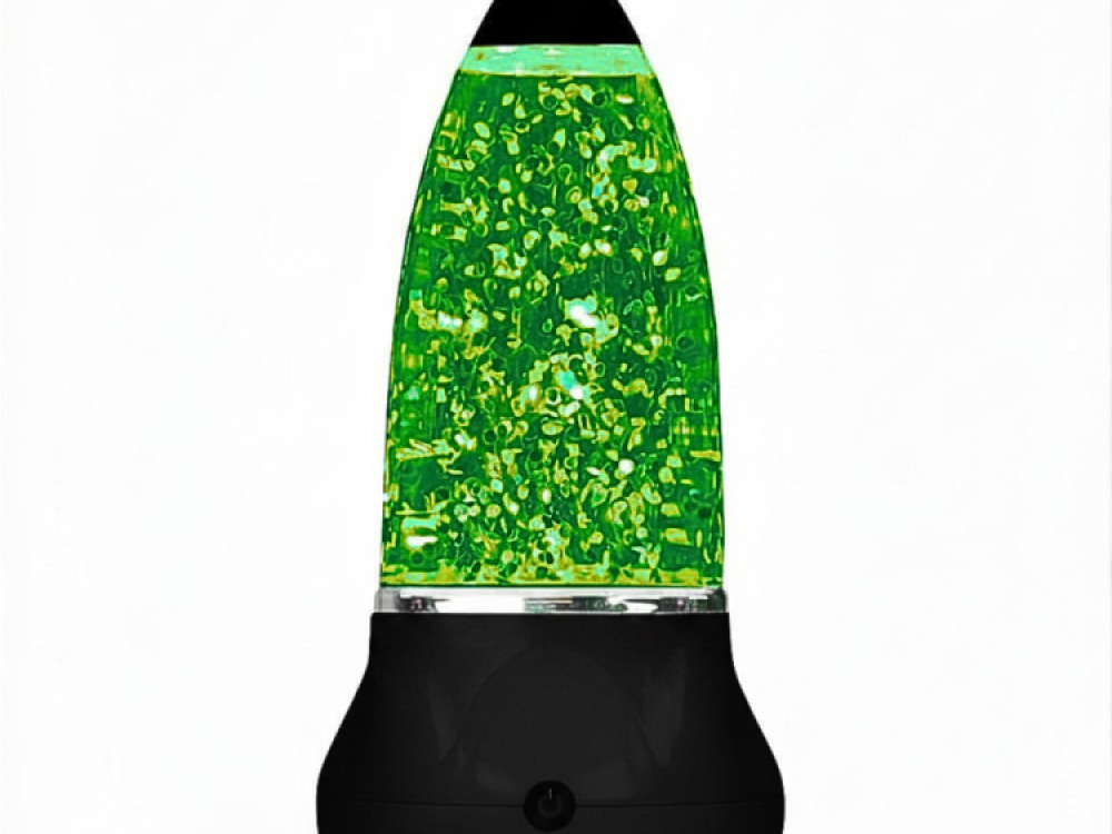 Sensory Volcano Glitter Lamp
