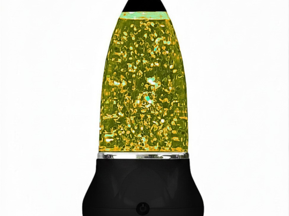 Sensory Volcano Glitter Lamp