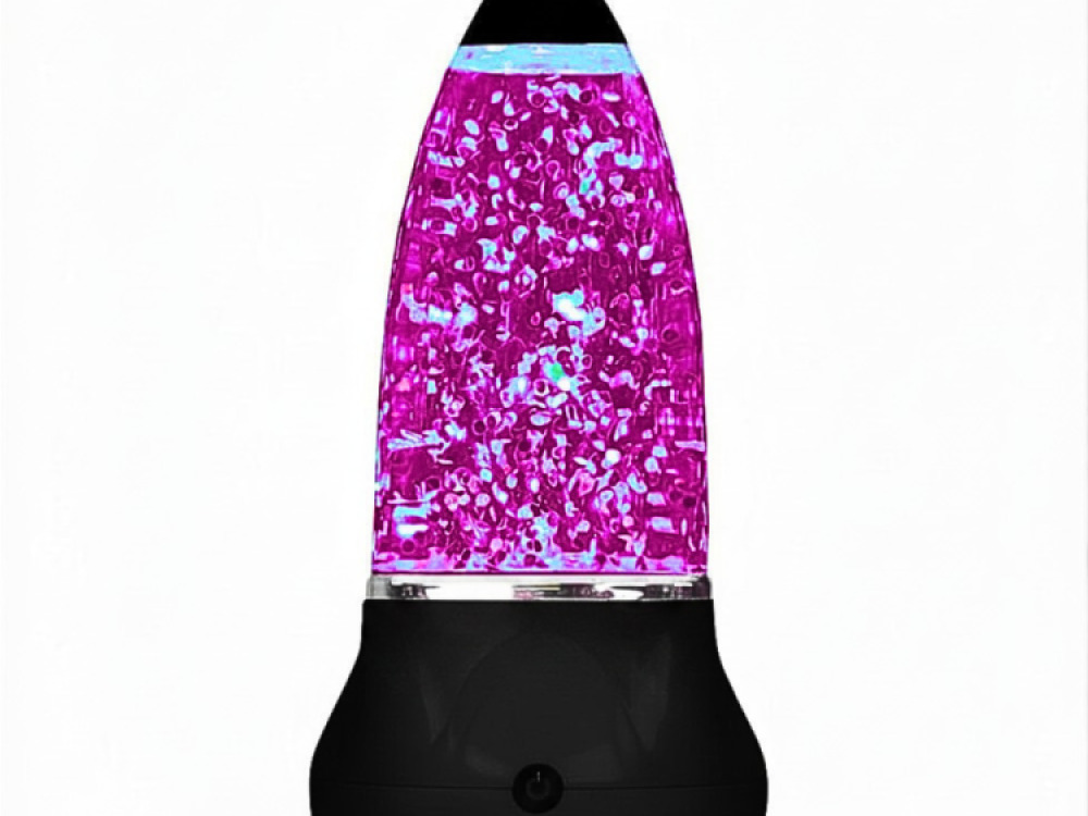 Sensory Volcano Glitter Lamp