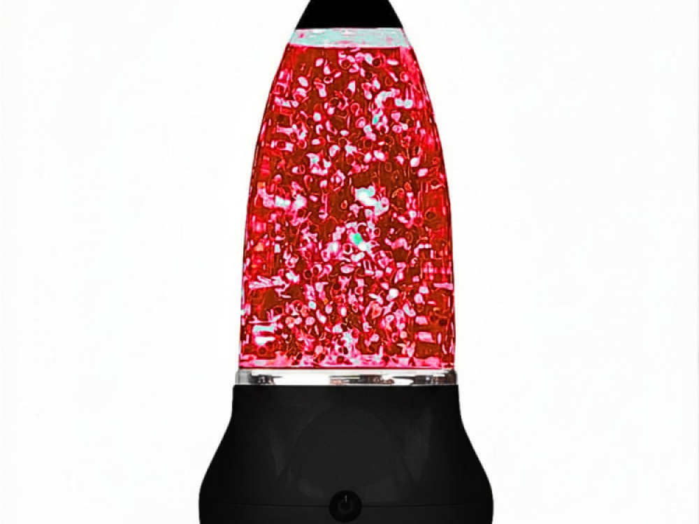 Sensory Volcano Glitter Lamp