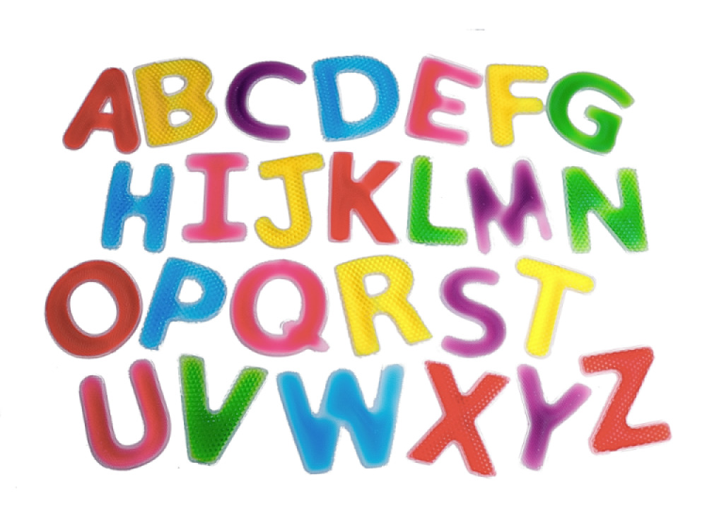 Textured Jelly Alphabet (Upper Case)
