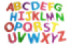 Textured Jelly Alphabet (Upper Case)