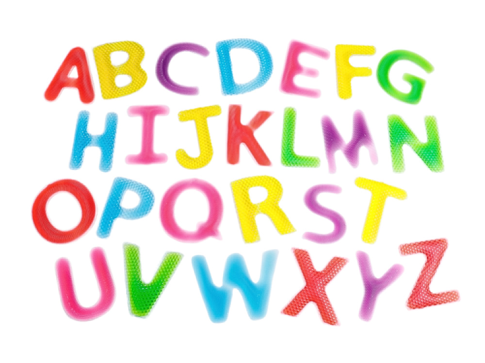 Textured Jelly Alphabet (Upper Case)