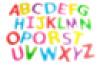 Textured Jelly Alphabet (Upper Case)