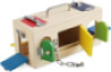 Open and close. Box with locks