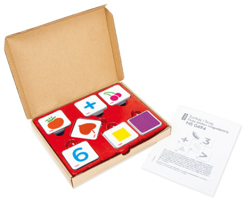 MATH counters & Worksheets Magnetic sorting and counting set