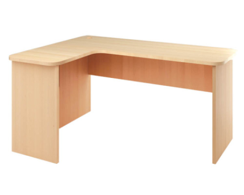 Prima desk left BEECH