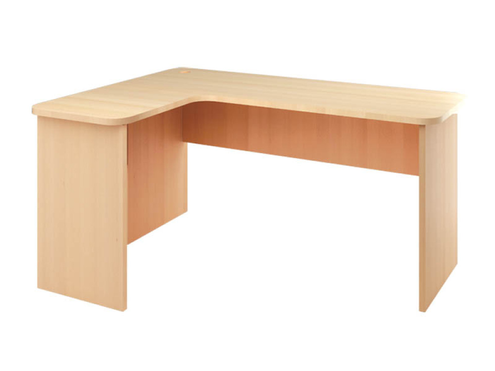 Prima desk left BEECH