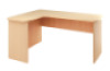 Prima desk left BEECH