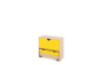 Storage Unit M with shelves + doors & container - Yellow