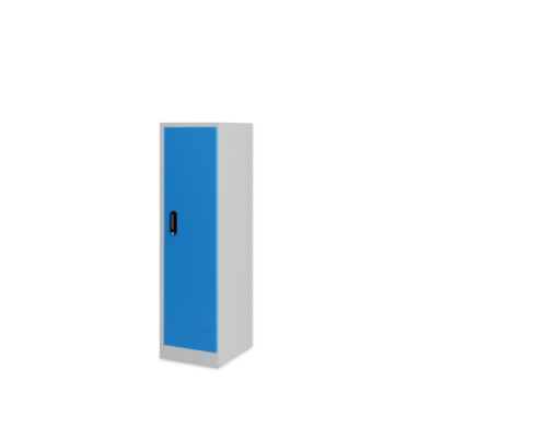 Add-on for low 4-person metal cloakroom - blue