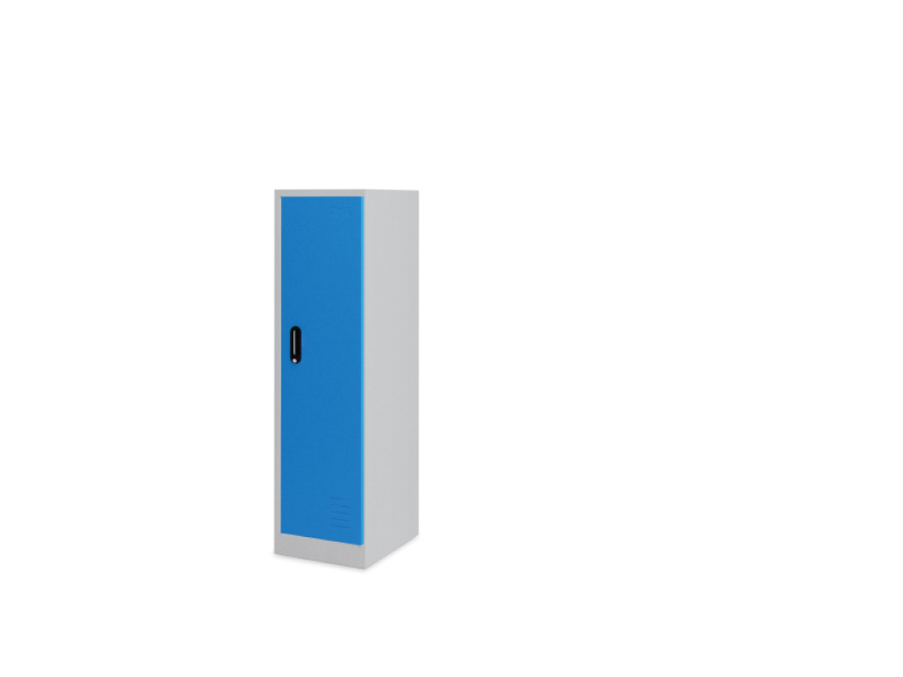 Add-on for low 4-person metal cloakroom - blue