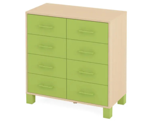 Large cabinet with drawers. Green. Fresh Collection