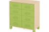 Large cabinet with drawers. Green. Fresh Collection