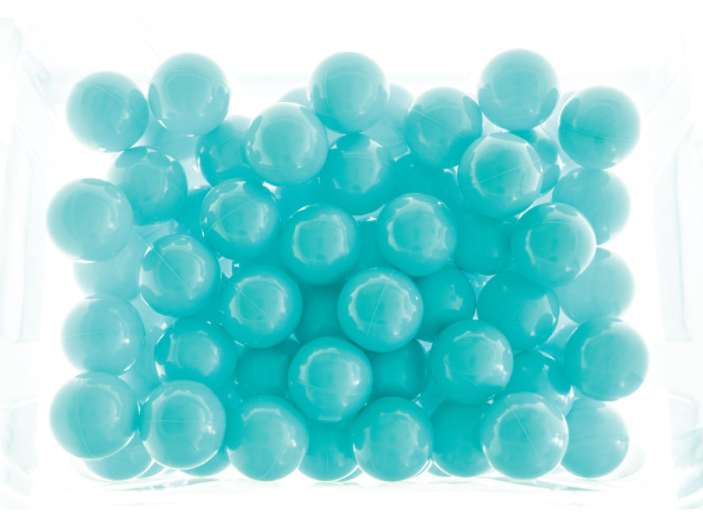 Softplay pool balls 500 pcs. Turquoise