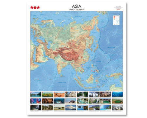 Asia. Physical Map