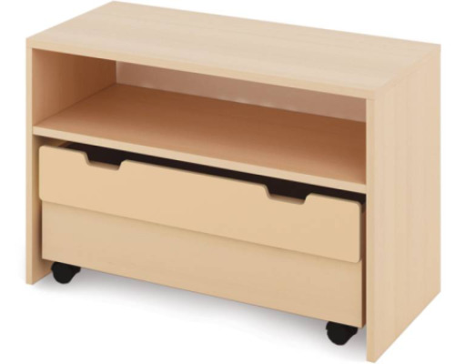 Storage Unit S with shelves + containers - Eko