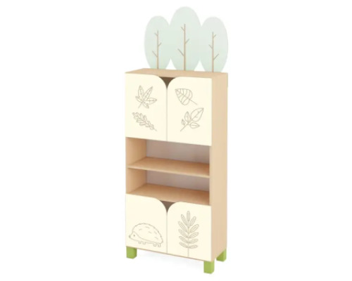Forest with legs. Trees cabinet