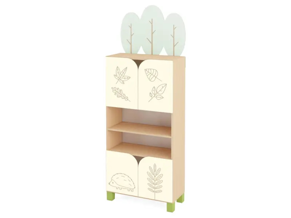 Forest with legs. Trees cabinet