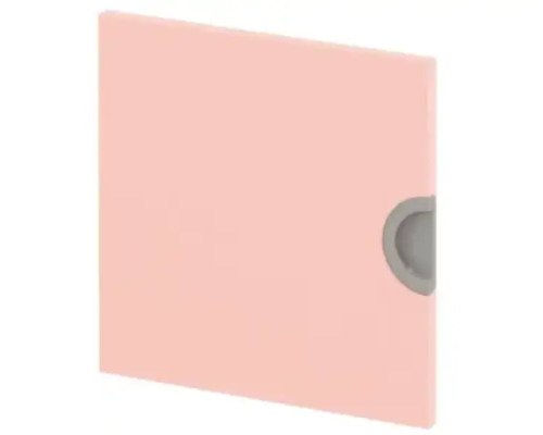 Cubo doors. Low. Pale pink